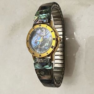 Vintage Ronica Abalone Shell Watch